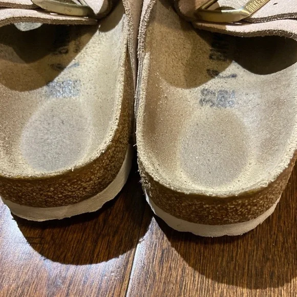 Birkenstock Arizona washed Metallic light pink size 39 L8/ M6 EUC - Picture 7 of 7